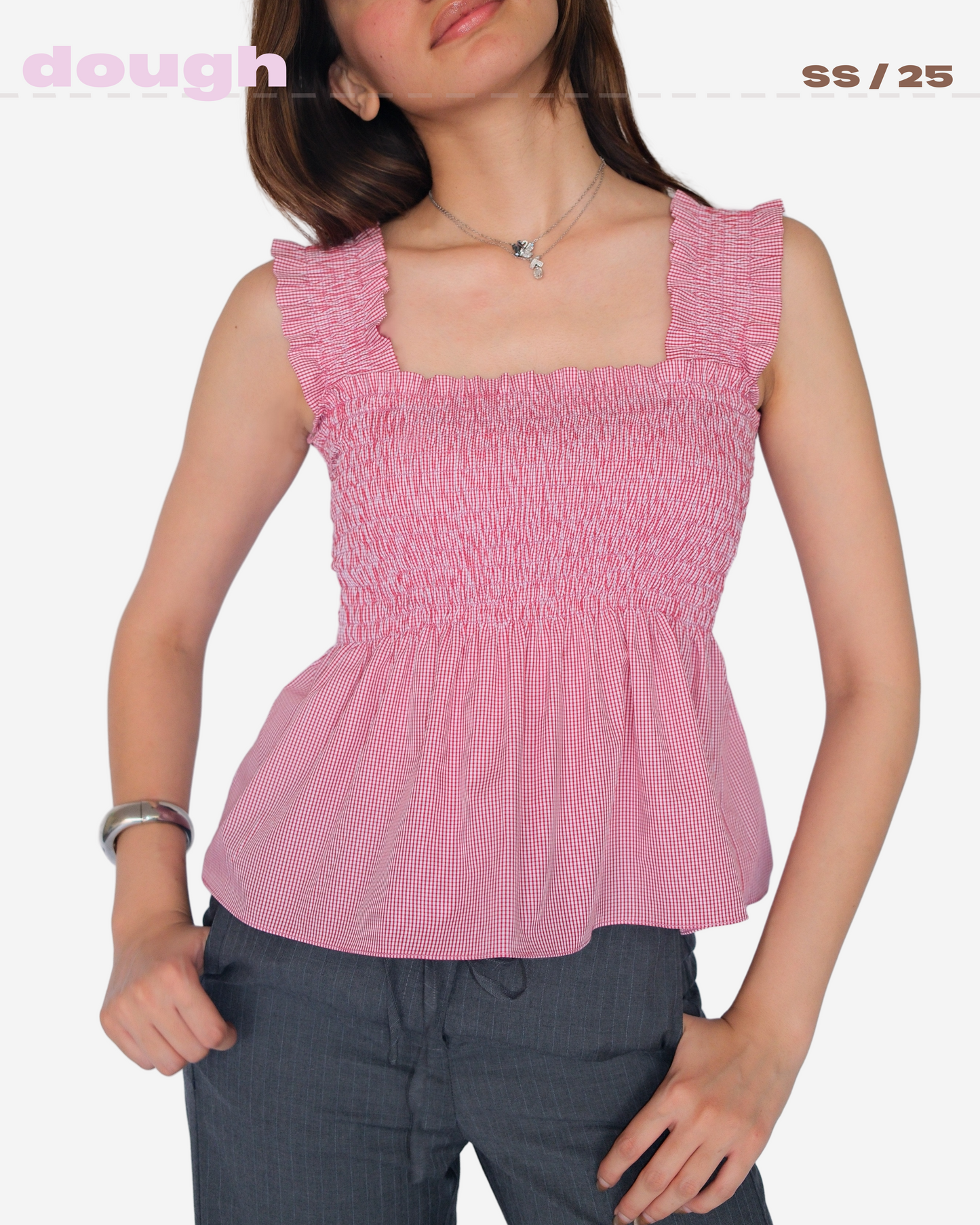 Red Gingham Top